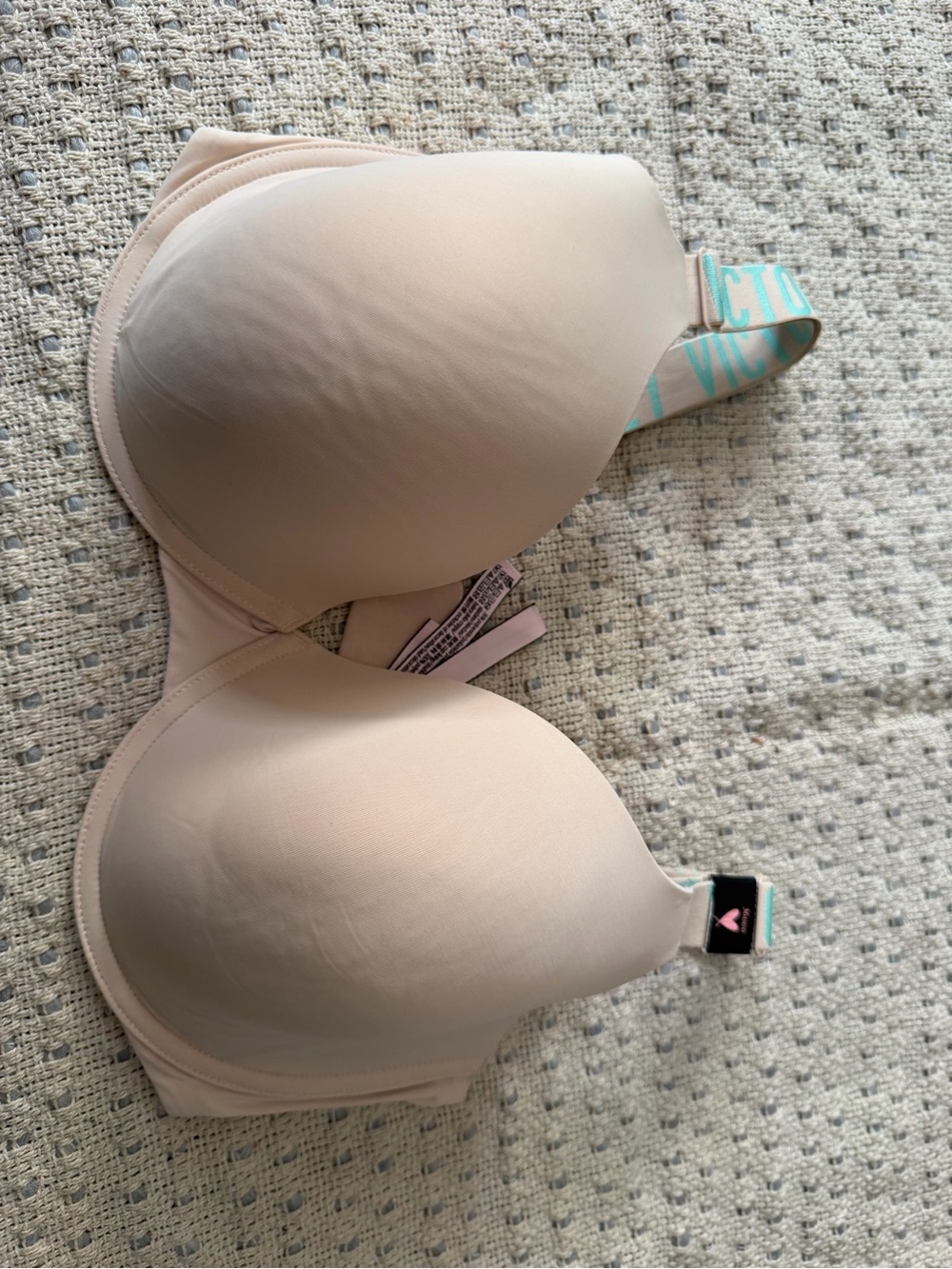 Victoria's Secret Pale Pink Padded Everyday Bra with Logo Strap